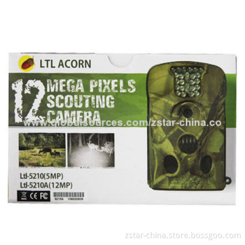 Best Selling 12MP 940nm Low-glow Digital Trail Camera with Memory SD Card Ranging from 8MB to 16GB